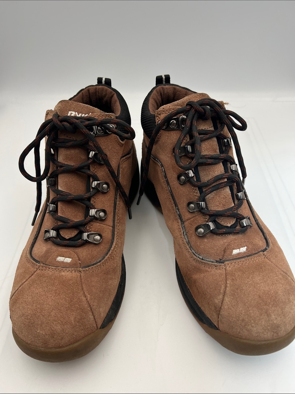 RYKA Terrain Women’s Hiking Boots Size 9W Brown Suede Wide Width